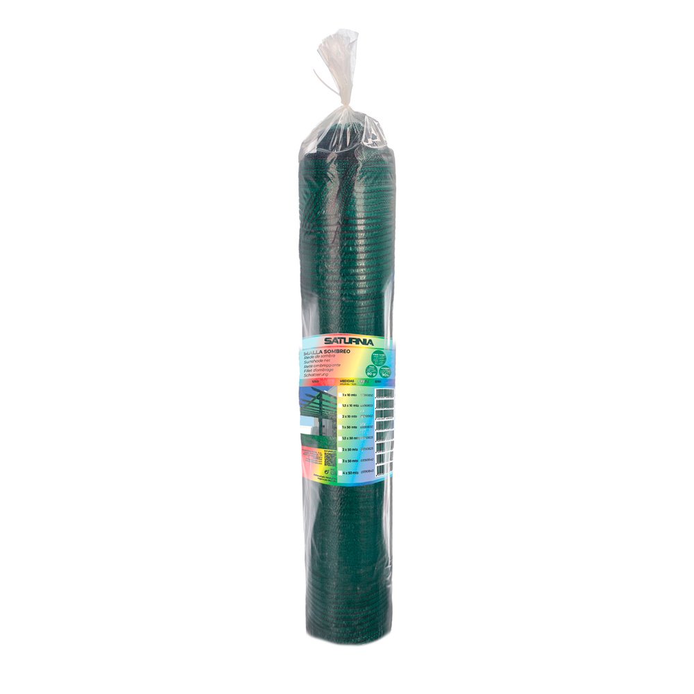 Malla Sombreo Rollo 2 x 50 metros, Reduce Radiación, Protección Jardín y Terraza, Regula Temperatura, Color Verde Claro - Imagen 4