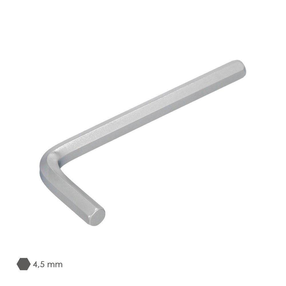 Llave Allen Standar Acero Cromo Vanadio Profesional 4,5 mm. Llave Hexagonal, Llave Allen Taller Mecanica, Llave Allen Bricolaje - Imagen 3