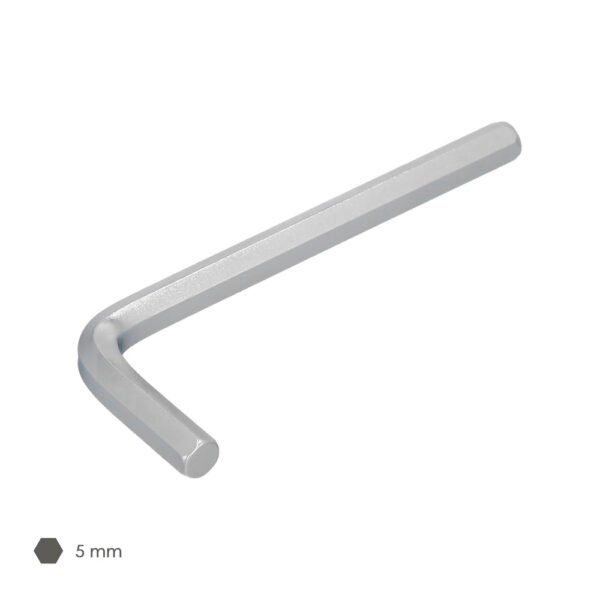 Llave Allen Standar Acero Cromo Vanadio Profesional 5,0 mm. Llave Hexagonal, Llave Allen Taller Mecanica, Llave Allen Bricolaje - Imagen 3