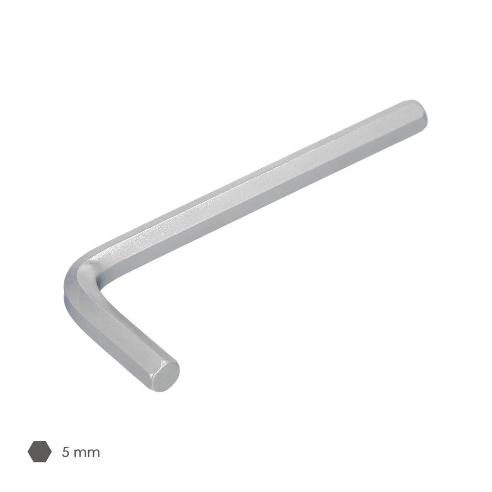 Llave Allen Standar Acero Cromo Vanadio Profesional 5,0 mm. Llave Hexagonal, Llave Allen Taller Mecanica, Llave Allen Bricolaje - Imagen 3
