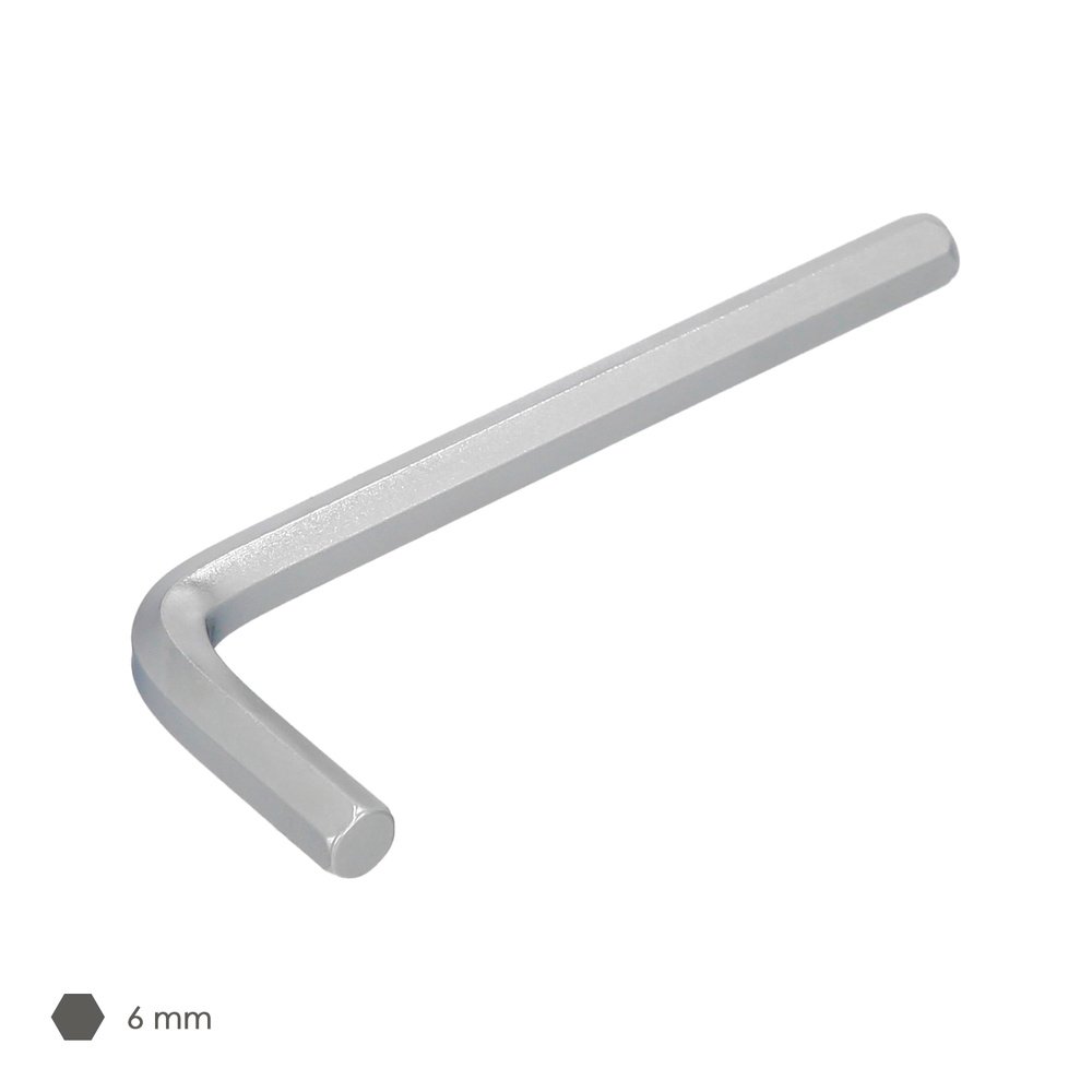 Llave Allen Standar Acero Cromo Vanadio Profesional 6,0 mm. Llave Hexagonal, Llave Allen Taller Mecanica, Llave Allen Bricolaje - Imagen 3