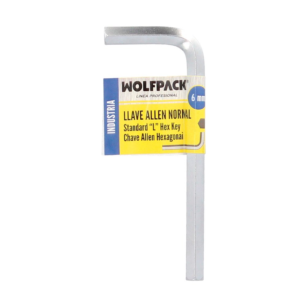 Llave Allen Standar Acero Cromo Vanadio Profesional 6,0 mm. Llave Hexagonal, Llave Allen Taller Mecanica, Llave Allen Bricolaje - Imagen 5