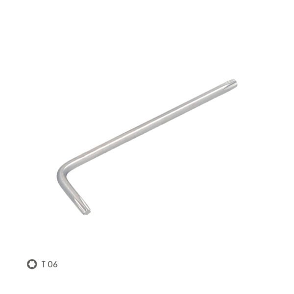 Llave Torx Standar Acero Cromo Vanadio Profesional T06 mm. Llave Estrella, Llave Allen Estrella - Imagen 3