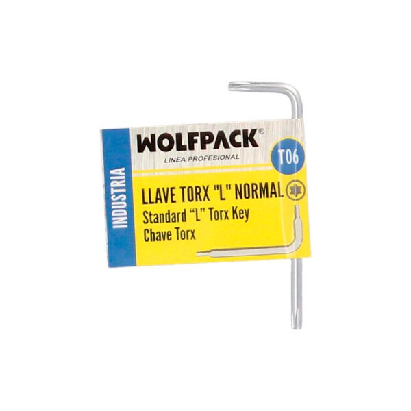 Llave Torx Standar Acero Cromo Vanadio Profesional T06 mm. Llave Estrella, Llave Allen Estrella - Imagen 5