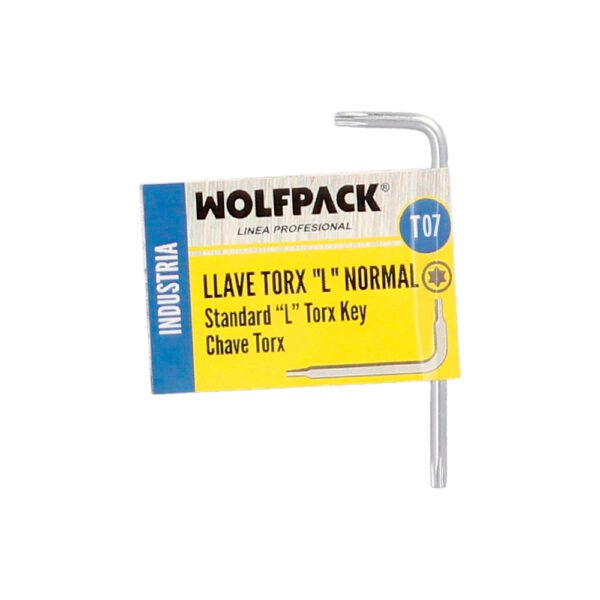 Llave Torx Standar Acero Cromo Vanadio Profesional T07 mm. Llave Estrella, Llave Allen Estrella - Imagen 5