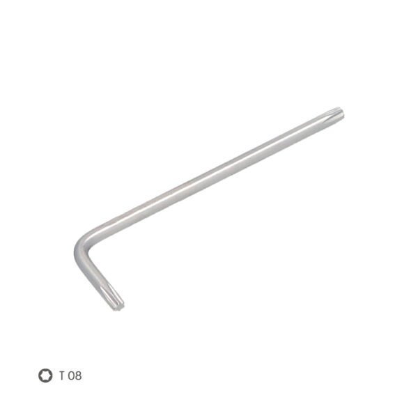 Llave Torx Standar Acero Cromo Vanadio Profesional T08 mm. Llave Estrella, Llave Allen Estrella - Imagen 3