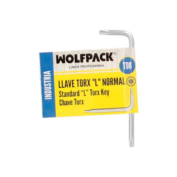 Llave Torx Standar Acero Cromo Vanadio Profesional T08 mm. Llave Estrella, Llave Allen Estrella - Imagen 5