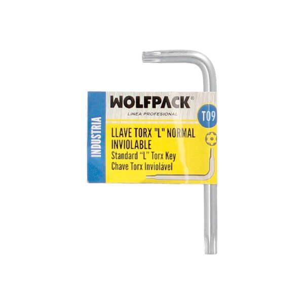 Llave Torx Inviolable Standar Acero Cromo Vanadio Profesional T09 mm. Llave Estrella, Llave Allen Estrella - Imagen 5