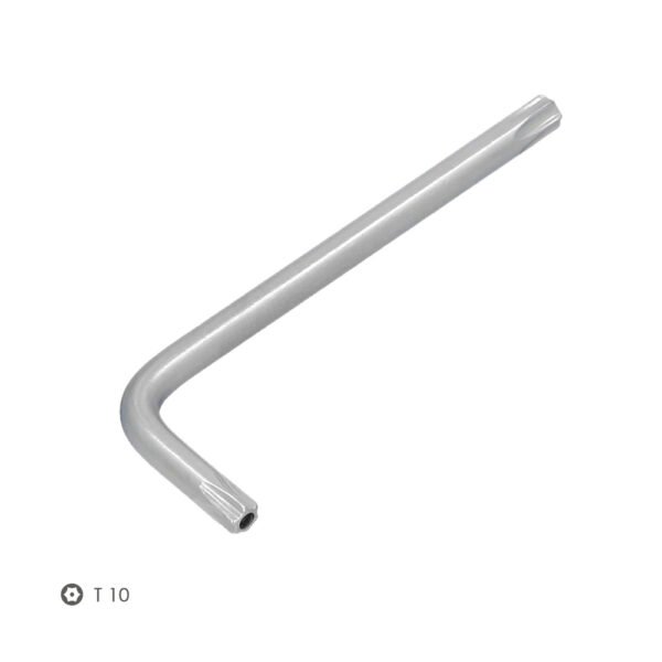 Llave Torx Inviolable Standar Acero Cromo Vanadio Profesional T10 mm. Llave Estrella, Llave Allen Estrella - Imagen 3