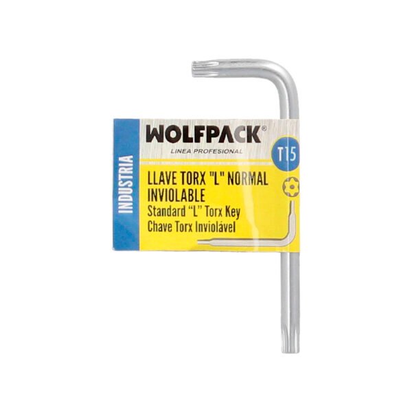 Llave Torx Inviolable Standar Acero Cromo Vanadio Profesional T15 mm. Llave Estrella, Llave Allen Estrella - Imagen 5