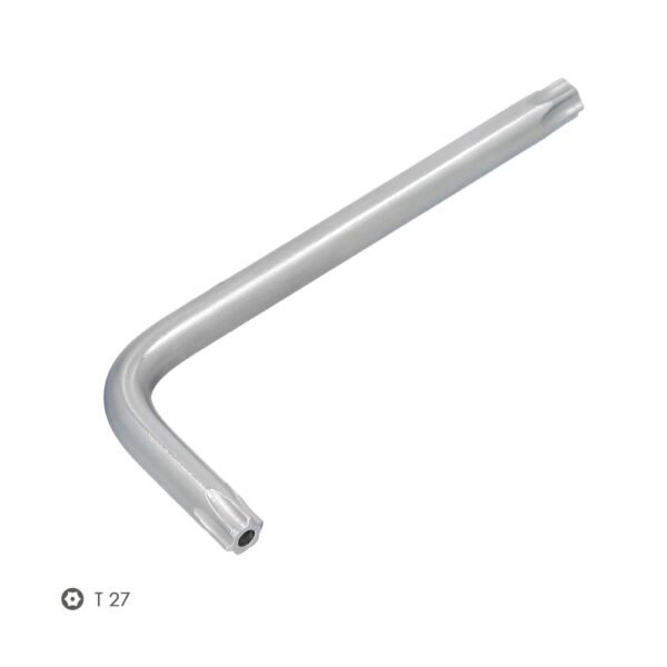 Llave Torx Inviolable Standar Acero Cromo Vanadio Profesional T27 mm. Llave Estrella, Llave Allen Estrella - Imagen 3