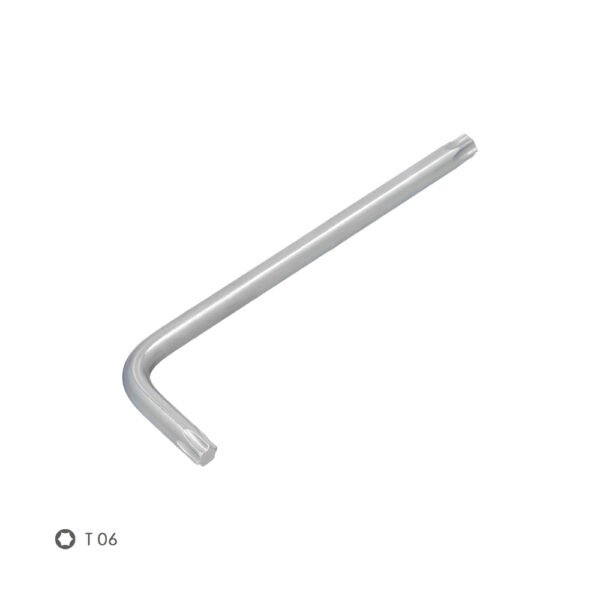 Llave Torx Larga Acero Cromo Vanadio Profesional T06 mm. Llave Estrella, Llave Allen Estrella - Imagen 3