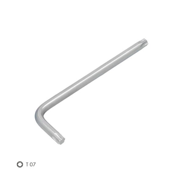 Llave Torx Larga Acero Cromo Vanadio Profesional T07 mm. Llave Estrella, Llave Allen Estrella - Imagen 3