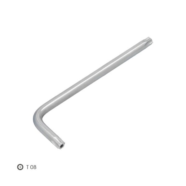 Llave Torx Inviolable Larga Acero Cromo Vanadio Profesional T08 mm. Llave Estrella, Llave Allen Estrella - Imagen 3