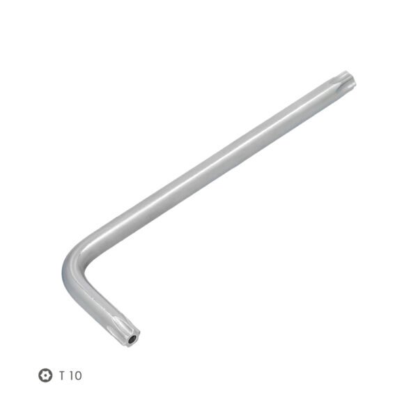 Llave Torx Inviolable Larga Acero Cromo Vanadio Profesional T10 mm. Llave Estrella, Llave Allen Estrella - Imagen 3