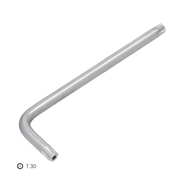Llave Torx Inviolable Larga Acero Cromo Vanadio Profesional T30 mm. Llave Estrella, Llave Allen Estrella - Imagen 3