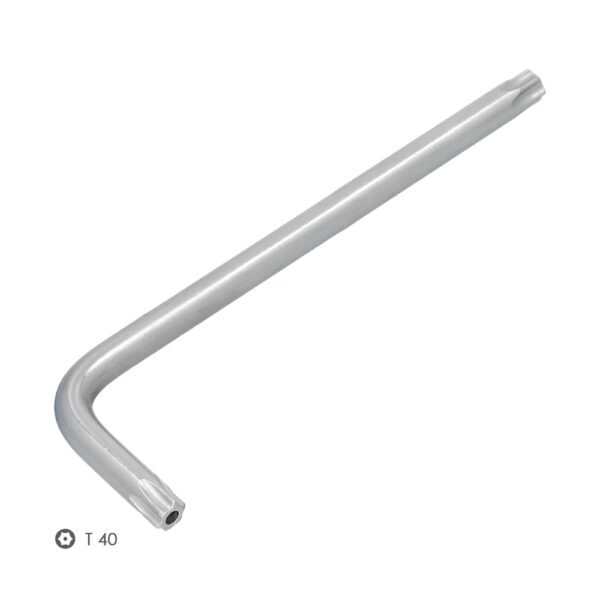 Llave Torx Inviolable Larga Acero Cromo Vanadio Profesional T40 mm. Llave Estrella, Llave Allen Estrella - Imagen 3