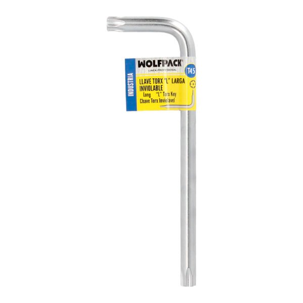 Llave Torx Inviolable Larga Acero Cromo Vanadio Profesional T45 mm. Llave Estrella, Llave Allen Estrella - Imagen 5