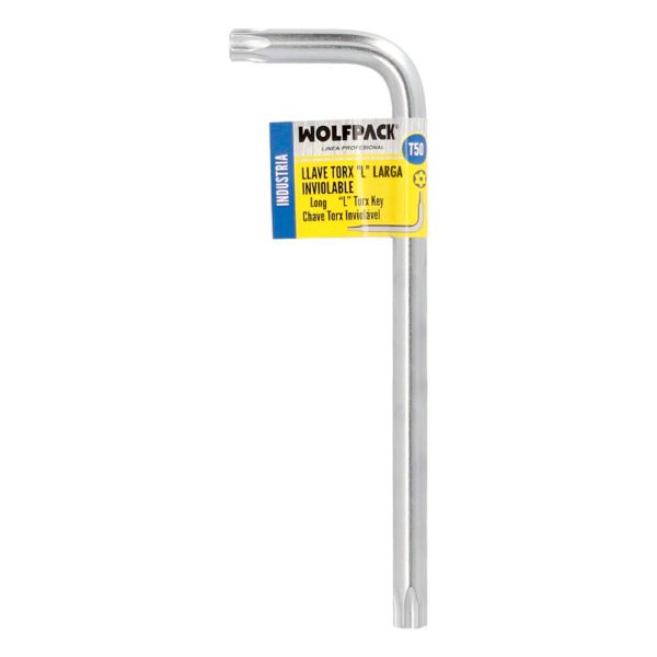 Llave Torx Inviolable Larga Acero Cromo Vanadio Profesional T50 mm. Llave Estrella, Llave Allen Estrella - Imagen 5