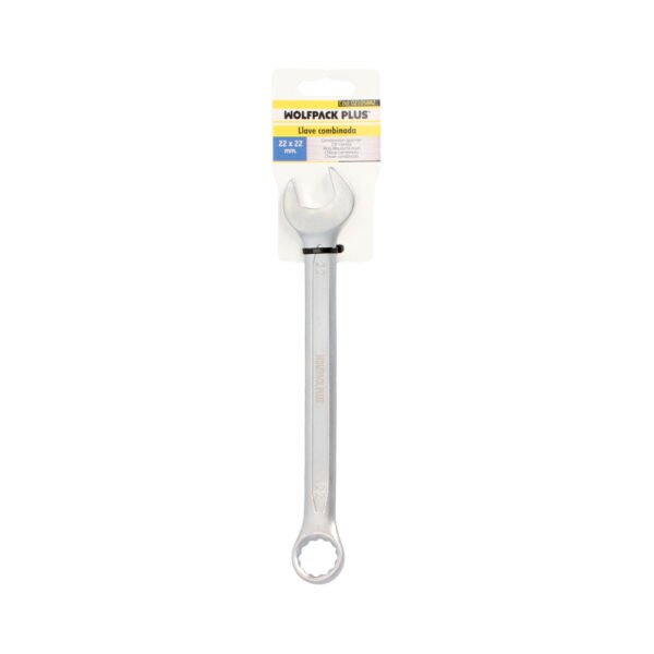 Llave Combinada Plus 22x22 Acero Cromo Vanadio DIN 3113. Llave Doble Boca, Llave Fija, Llave Estrella - Imagen 3