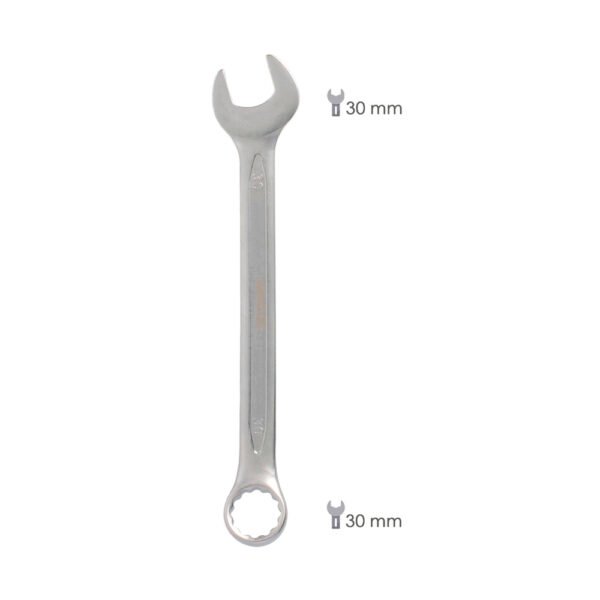 Llave Combinada Plus 30x30 Acero Cromo Vanadio DIN 3113. Llave Doble Boca, Llave Fija, Llave Estrella - Imagen 2