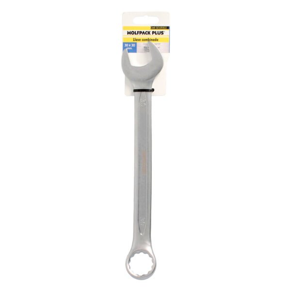 Llave Combinada Plus 30x30 Acero Cromo Vanadio DIN 3113. Llave Doble Boca, Llave Fija, Llave Estrella - Imagen 3