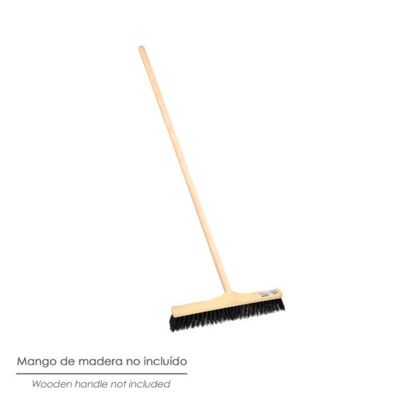 Cepillo Barrendero Industrial Fibra Rigida PVC. Soporte Polipropileno 50 cm. (Sin Mango) - Imagen 5