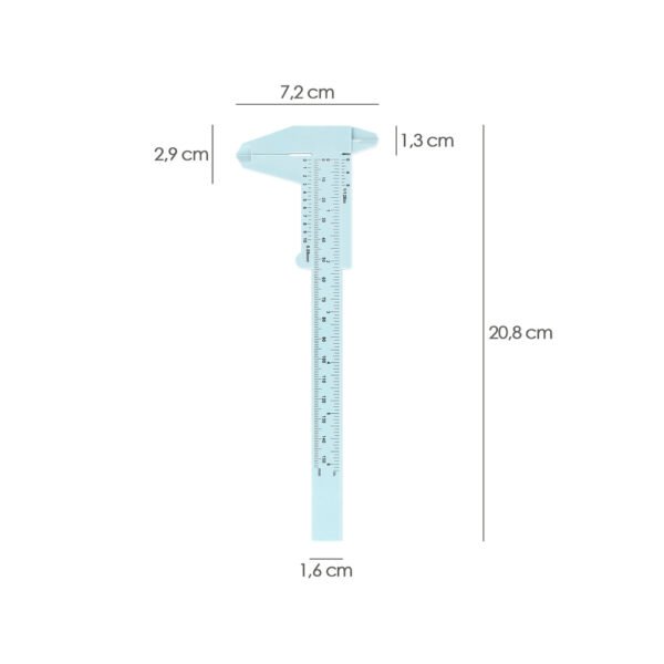 Calibre Plastico 150mm. - Imagen 2