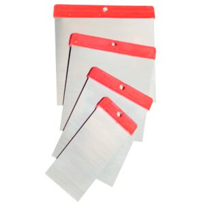 Juego Espatulas Carrocero 4 Piezas Inox.