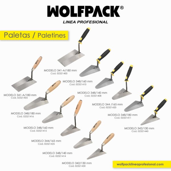 Paleta Wolfpack Mango Madera 348 / 140 mm. - Imagen 7