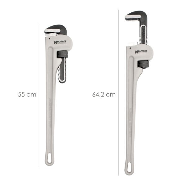 Llave Stillson Heavy Duty Aluminio 24" Llave Para Tubos, Llave Plomeria, Llave Para Tuberias, Llave Grifa. - Imagen 2