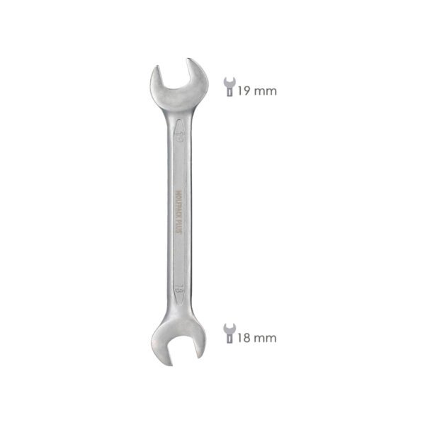 Llave Fija Plus Acero Cromo Vanadio 18x19 DIN 3110. Llave Fija, Llave Fija Doble - Imagen 2