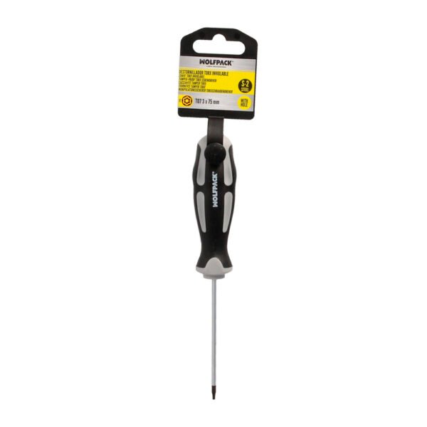 Destornillador Torx Inviolable Acero S2 Mango TPR Bimaterial. Medida T07 x Ø 3,0 x 75 mm. - Imagen 6