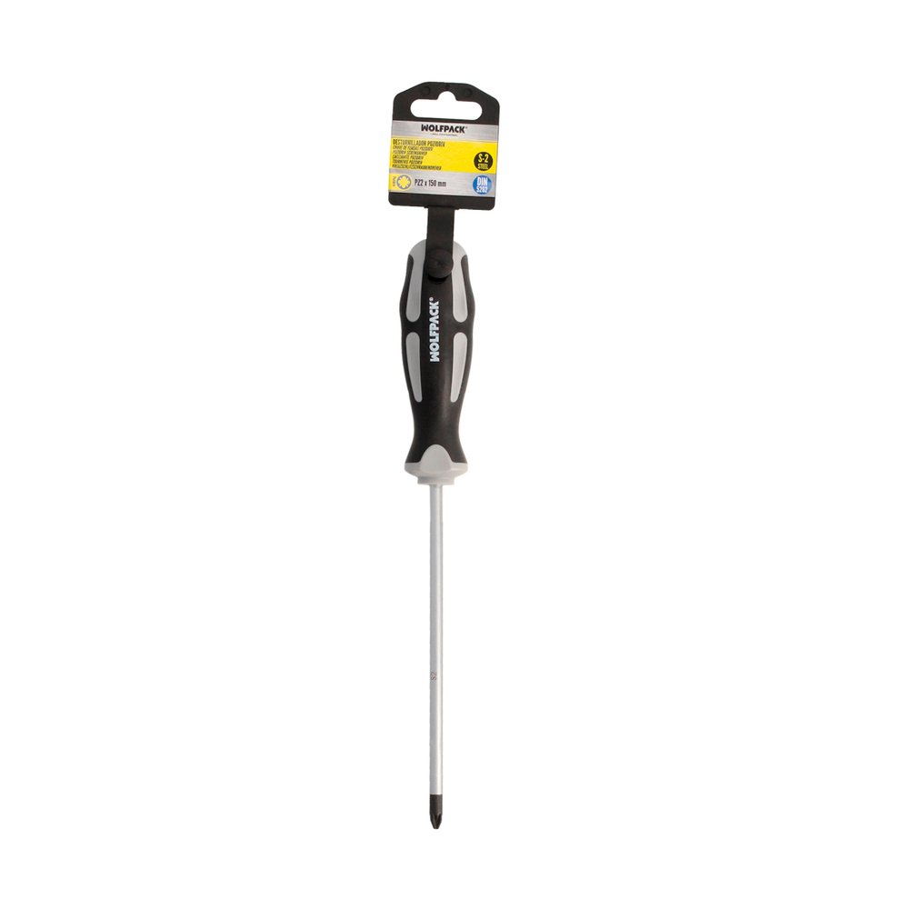 Destornillador Pozidriv Acero S2 Mango TPR Bimaterial. Medida PZ 2 x Ø 6 x 150 mm.  DIN5262. - Imagen 6