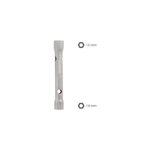 Llave Tubo Tubular 14x15 Fabricada en Acero Cromo Vanadio, Llave Grifería, Llave De Tubo Para Grifos, Llaves De Tubo Doble - Imagen 2