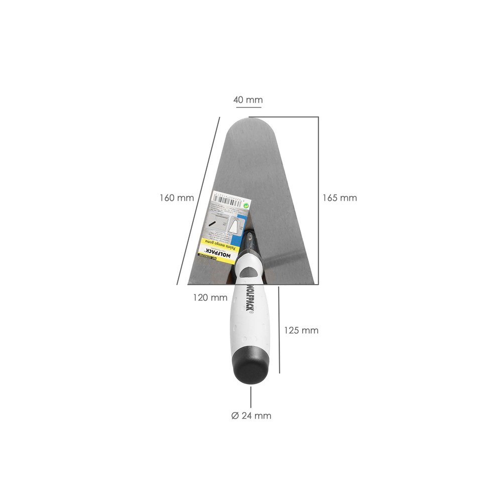 Paleta Wolfpack Plus Mango de Goma 344  165x120mm. - Imagen 3