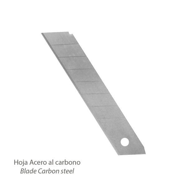 Cutter Profesional Hoja Acero Al Carbono 18 mm. Cuter Manualiadades, Cutters Trabajo, - Imagen 3