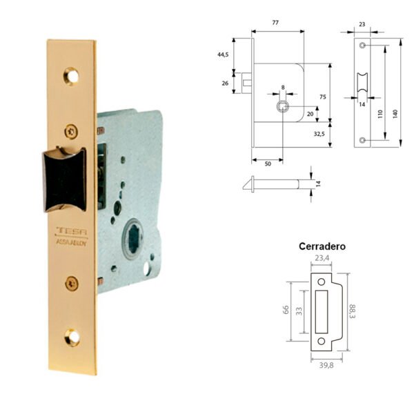 Cerradura Tesa 2015-hl/50 - Imagen 2