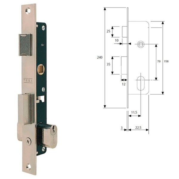 Cerradura Tesa 2220/12/nm - Imagen 2