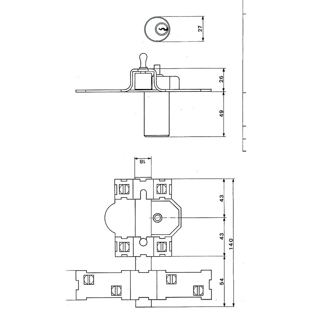 Cerrojo Fac 201-r/ 80-p - Imagen 2