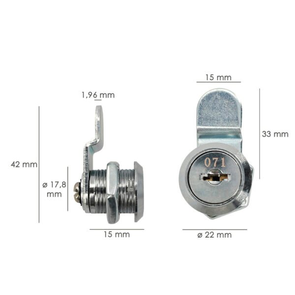 Cerradura Recambio Para Buzon House - Imagen 2