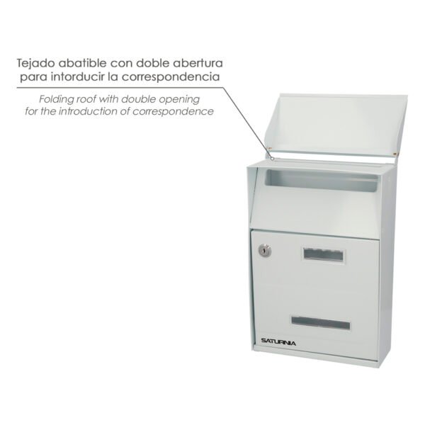 Buzon Exterior Country Blanco 215 x 320 x 105 mm. - Imagen 4