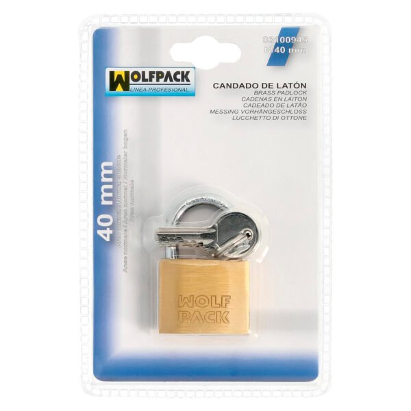 Candado Laton Arco Normal  40 mm. - Imagen 2