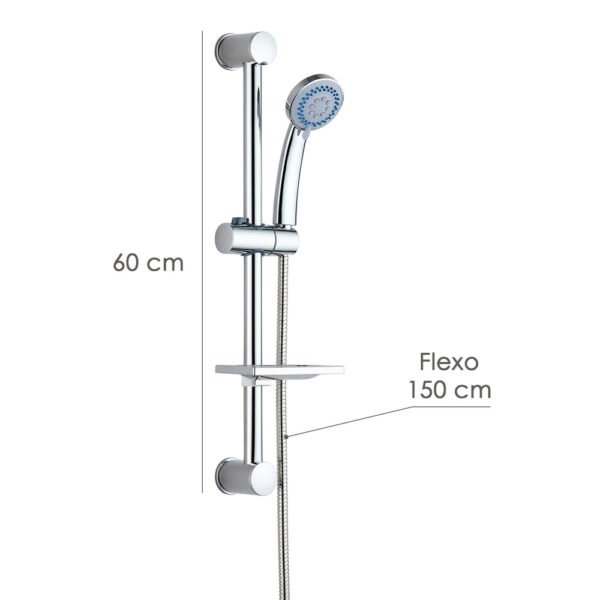 Maneral barra flexo Maurer 3 Posiciones Cromo - Imagen 2