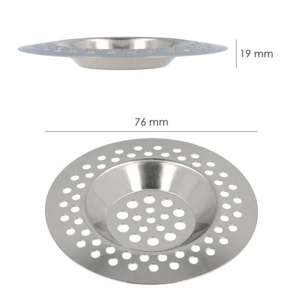 Filtro Cestillo Para Lavabo / Fregadero Inoxidable 8 cm. - Imagen 2