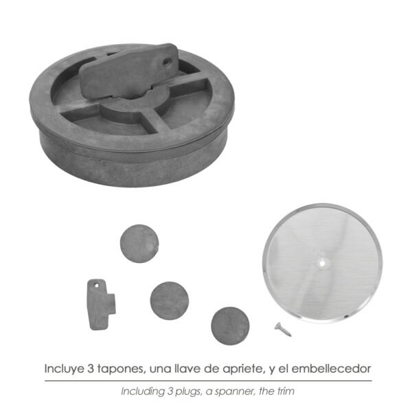 Tapa Bote Sifónico PVC Ø 110 mm. - Imagen 5