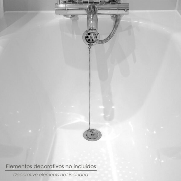Cadena De Bolas 380 mm. Cadena Para Tapon Lavabo, Cadena Tapon Fregadero, - Imagen 5