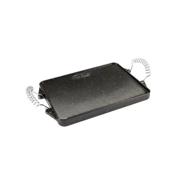 Plancha Hierro Fundido Esmaltada Rectangular 21 x 27 cm. - Imagen 2