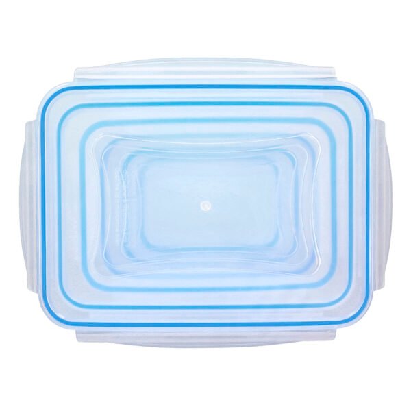Juego Recipientes Cierres Hermeticos Plastico Rectangulares (6 Piezas) - Imagen 5