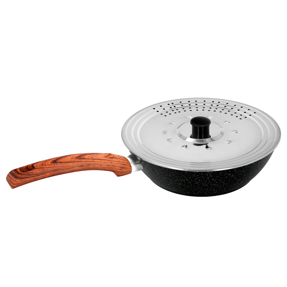 Tapadera Multiusos Acero Inoxidable Ø 21 cm. Uso Tapa Anti Salpicaduras y Escurridor. Tapadera Adpatable Diferentes Medidas - Imagen 4
